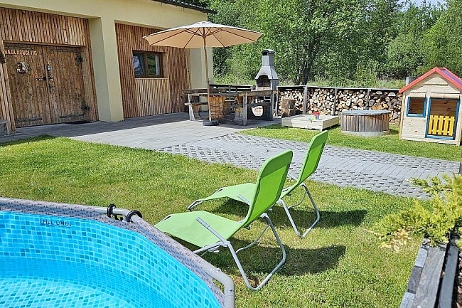 Chata baz�n a sauna - Zlat� Hory - Rejv�z