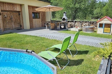 Chata baz�n a sauna - Zlat� Hory - Rejv�z