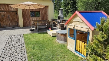 Chata baz�n a sauna - Zlat� Hory - Rejv�z