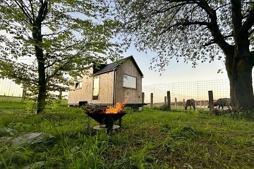 Glamping u přehrady Slezská Harta - Bohdanovice