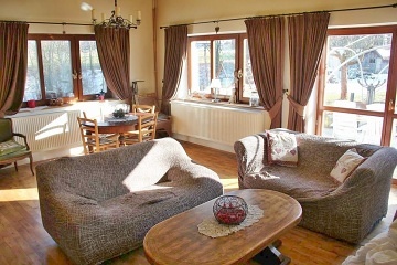 Chalupa baz�n a sauna - polosamota Krkono�e