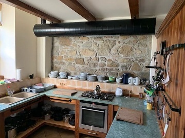 Chalupa Orl�k nad Vltavou - baz�n a sauna