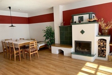 Chalupa Orl�k nad Vltavou - baz�n a sauna