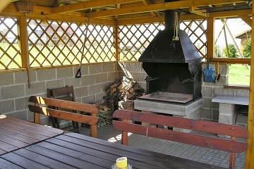 Chalupa Orl�k nad Vltavou - baz�n a sauna