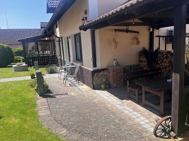 Chalupa Orl�k nad Vltavou - baz�n a sauna