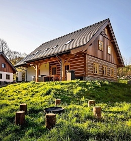 Roubenka s vířivkou - CHKO Orlické hory - Sedloňov