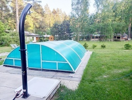 Chata s bazénem - apartmány Hamerský rybník