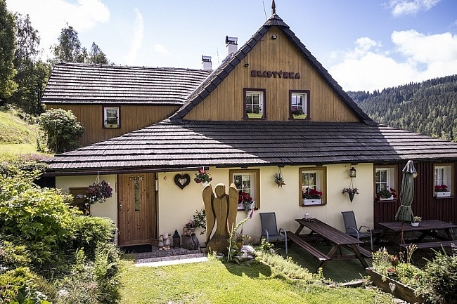 Roubenka se saunou - Pec pod Snkou - Velk pa