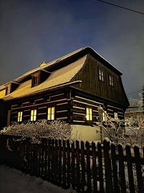 Roubenka se saunou - rozhledna �t�p�nka - Jizerky
