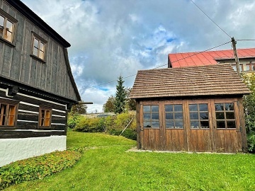 Roubenka se saunou - rozhledna �t�p�nka - Jizerky