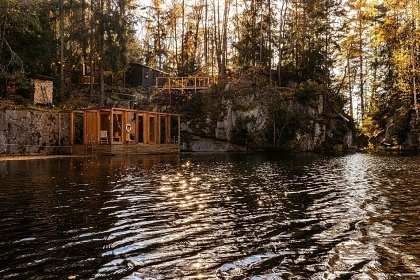 Wellness chata a plovouc sauna - Lipnice n. Szavou