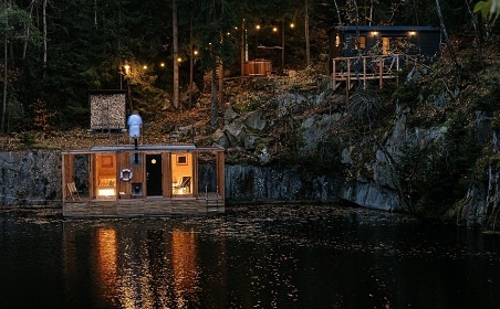 Wellness chata a plovouc sauna - Lipnice n. Szavou