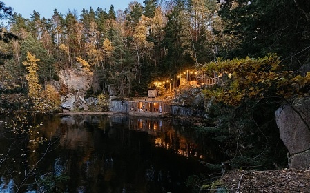 Wellness chata a sauna na vod� - Kamenn� trouba