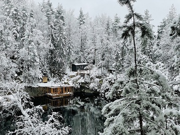 Wellness chata a sauna na vod� - Kamenn� trouba