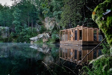 Wellness chata a plovouc� sauna - Lipnice n. S�zavou