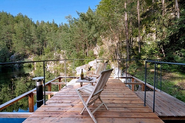 Wellness chata a sauna na vod� - Kamenn� trouba
