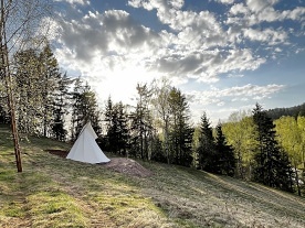 Glamping Jesteb hory - erven Kostelec - Broumov