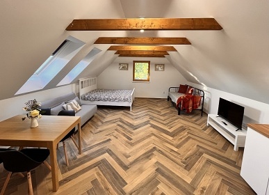 Apartmánová chalupa s bazénem - hrad Trosky - Český ráj