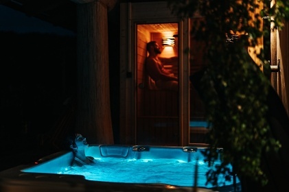 Wellness srub - termální park Velké Losiny - Praděd