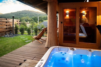 Wellness srub - termální park Velké Losiny - Praděd