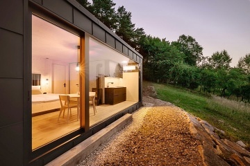 Glamping na samotě - koupací sud - Valašsko