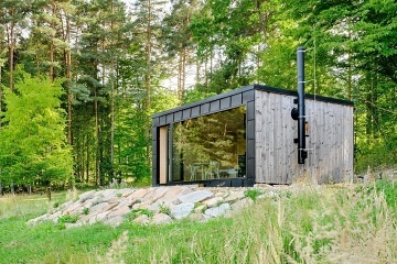 Glamping na samotě - koupací sud - Valašsko