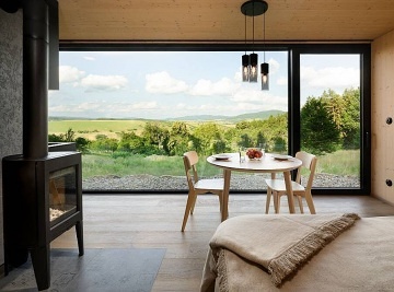 Glamping na samot� - koupac� sud - Vala�sko