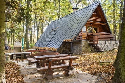 Chata samota u lesa - u �eky Lu�nice - T�ebo�