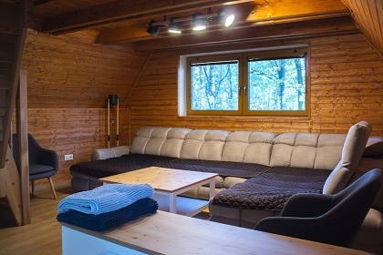 Chata samota u lesa - u �eky Lu�nice - T�ebo�