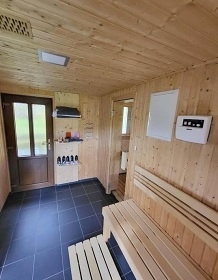 Chata se saunou - řeka Lužnice - Týn nad Vltavou