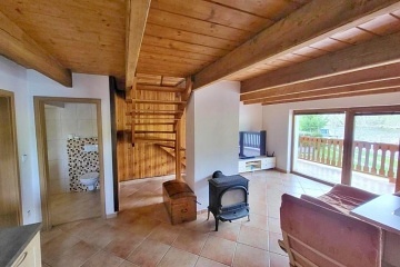 Chata se saunou - řeka Lužnice - Týn nad Vltavou