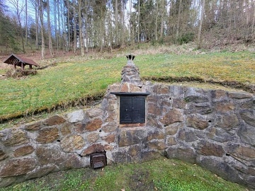 Chata se saunou - řeka Lužnice - Týn nad Vltavou
