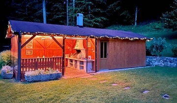 Chata se saunou - řeka Lužnice - Týn nad Vltavou
