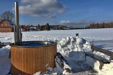 Chalupa wellness a kachlov kamna - Jesenky