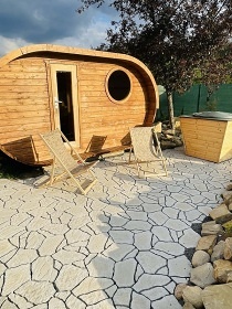 Wellness chata Beskydy - sauna, vivka - Pustevny