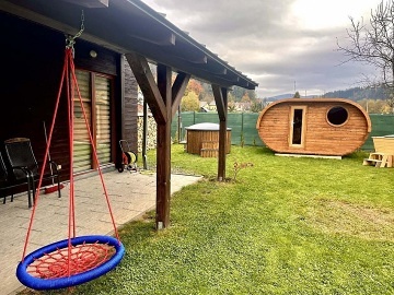 Wellness chata Beskydy - sauna, vivka - Pustevny