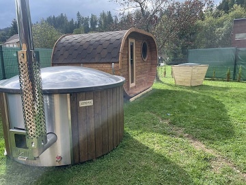 Wellness chata Beskydy - sauna, vivka - Pustevny