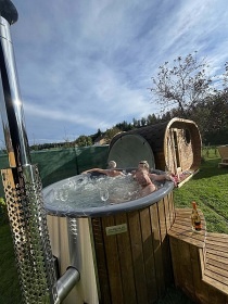 Wellness chata Beskydy - sauna, vivka - Pustevny