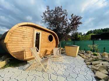 Wellness chata Beskydy - sauna, vivka - Pustevny