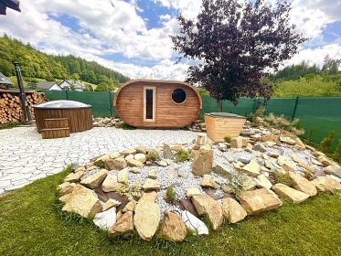 Wellness chata Beskydy - sauna, vivka - Pustevny