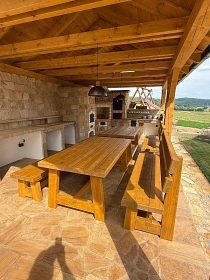 Chalupa s baznem a kachlovmi kamny - esk rj