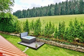 Chalupa bazn a wellness - hrad Zvkov - Psek