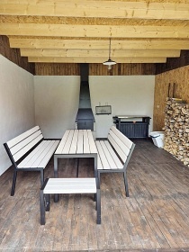 Chalupa bazn a wellness - hrad Zvkov - Psek