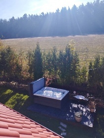 Chalupa bazn a wellness - hrad Zvkov - Psek