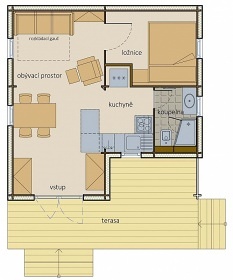 Glamping chata se saunou - Volyn - Strakonicko