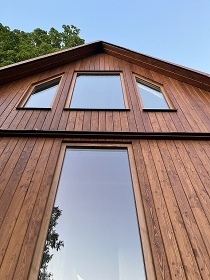 Chata a koupac sud s vhledem - Hostnsk vrchy