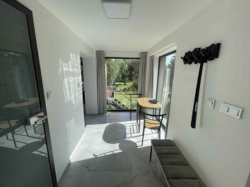 Chata a koupac rybnk - ern hora - Jansk Lzn