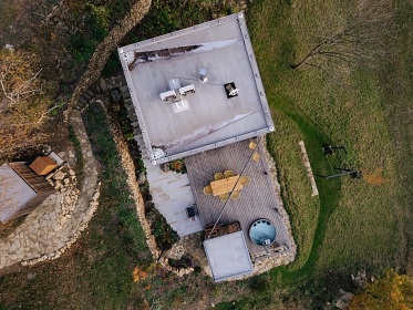 Wellness chata - Glamping s v�hledem - hrad Lipnice