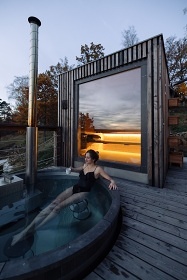 Wellness chata - Glamping s v�hledem - hrad Lipnice