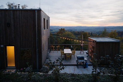 Wellness chata - Glamping s v�hledem - hrad Lipnice